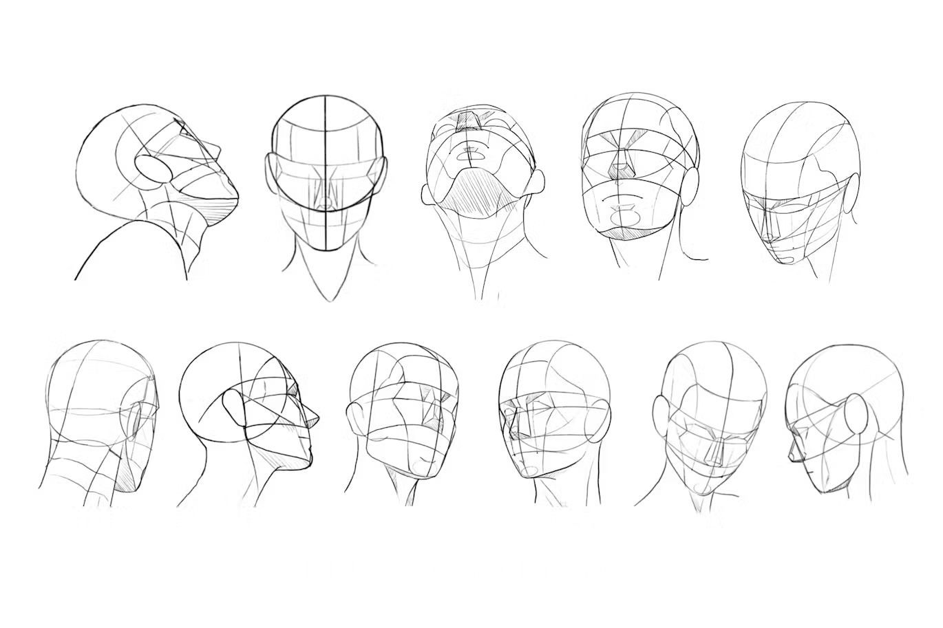 Procreate笔刷丨10枚人像图案笔刷