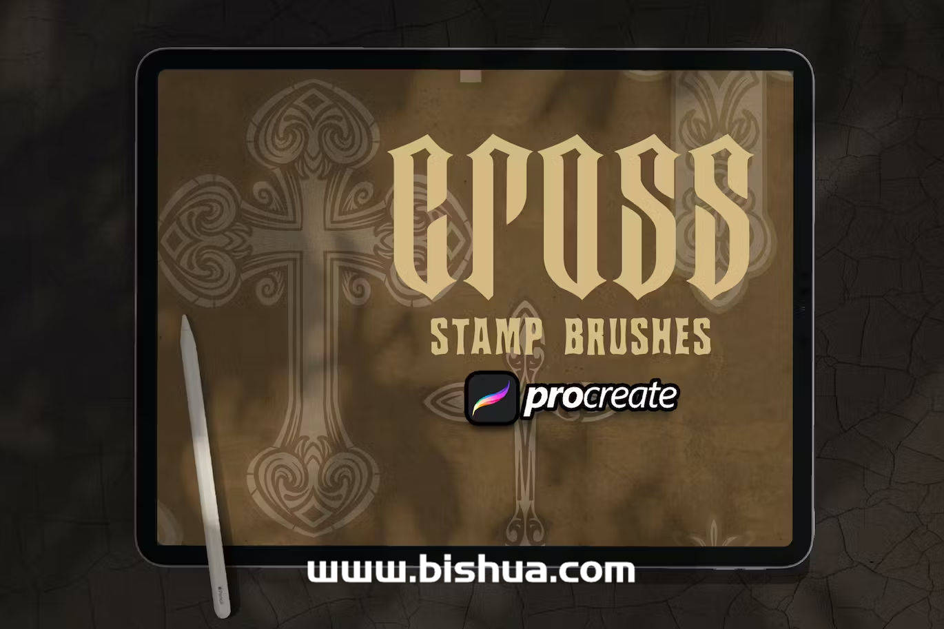 Procreate笔刷丨十字纹章印章笔刷