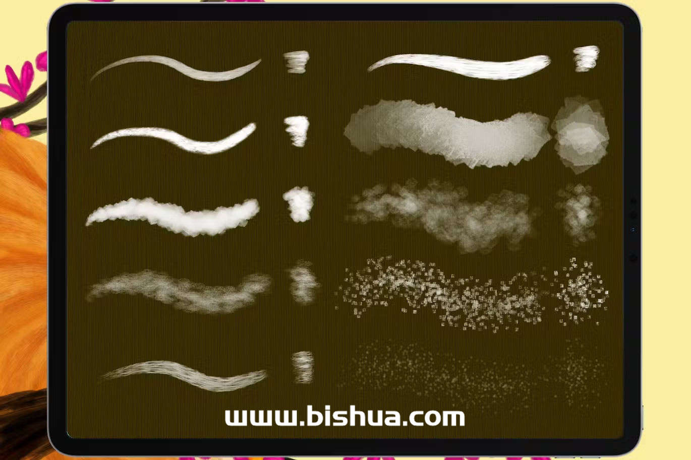 Procreate笔刷丨水粉手绘质感笔刷