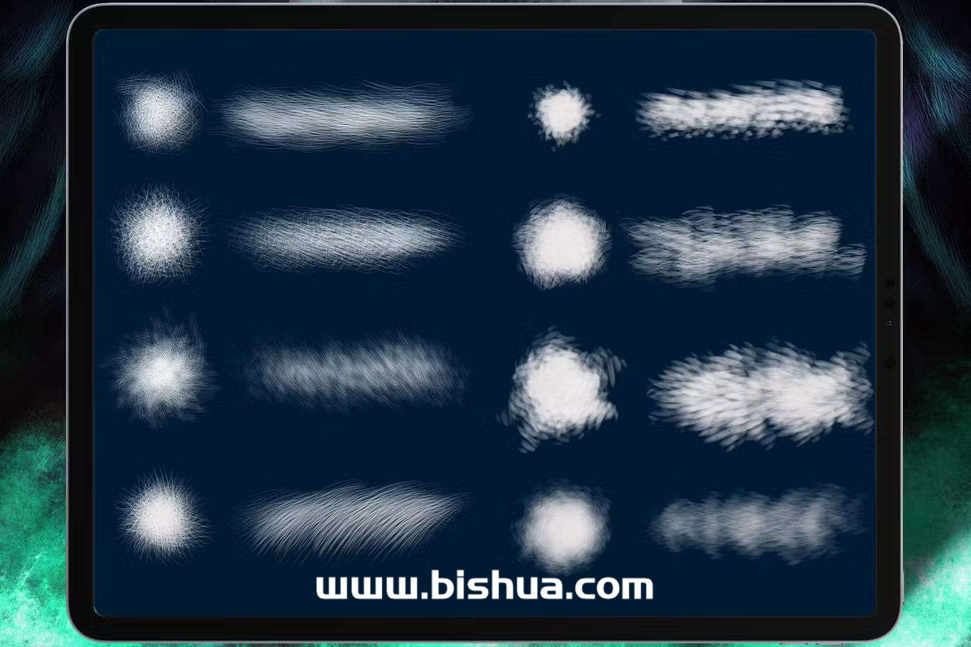 Procreate笔刷丨毛发质感手绘创作笔刷