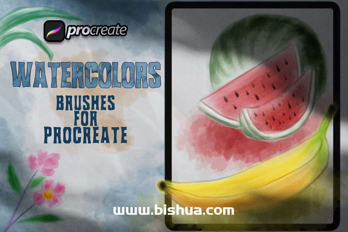 Procreate笔刷丨灵动水彩笔刷