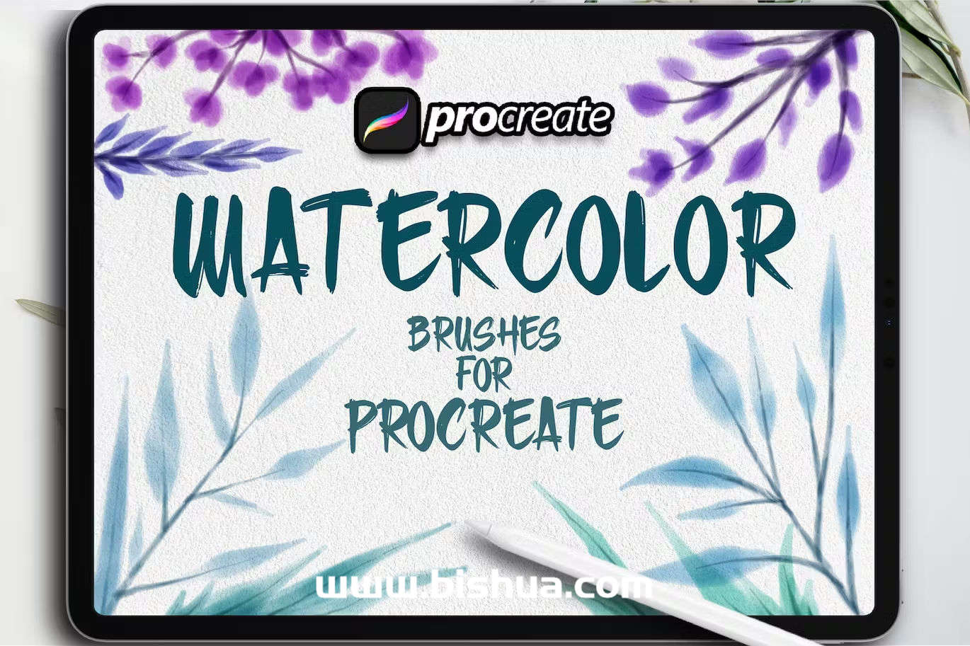 Procreate笔刷丨通透水彩质感笔刷